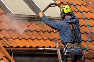 Démoussage et hydrofuge de toiture à Cérizols